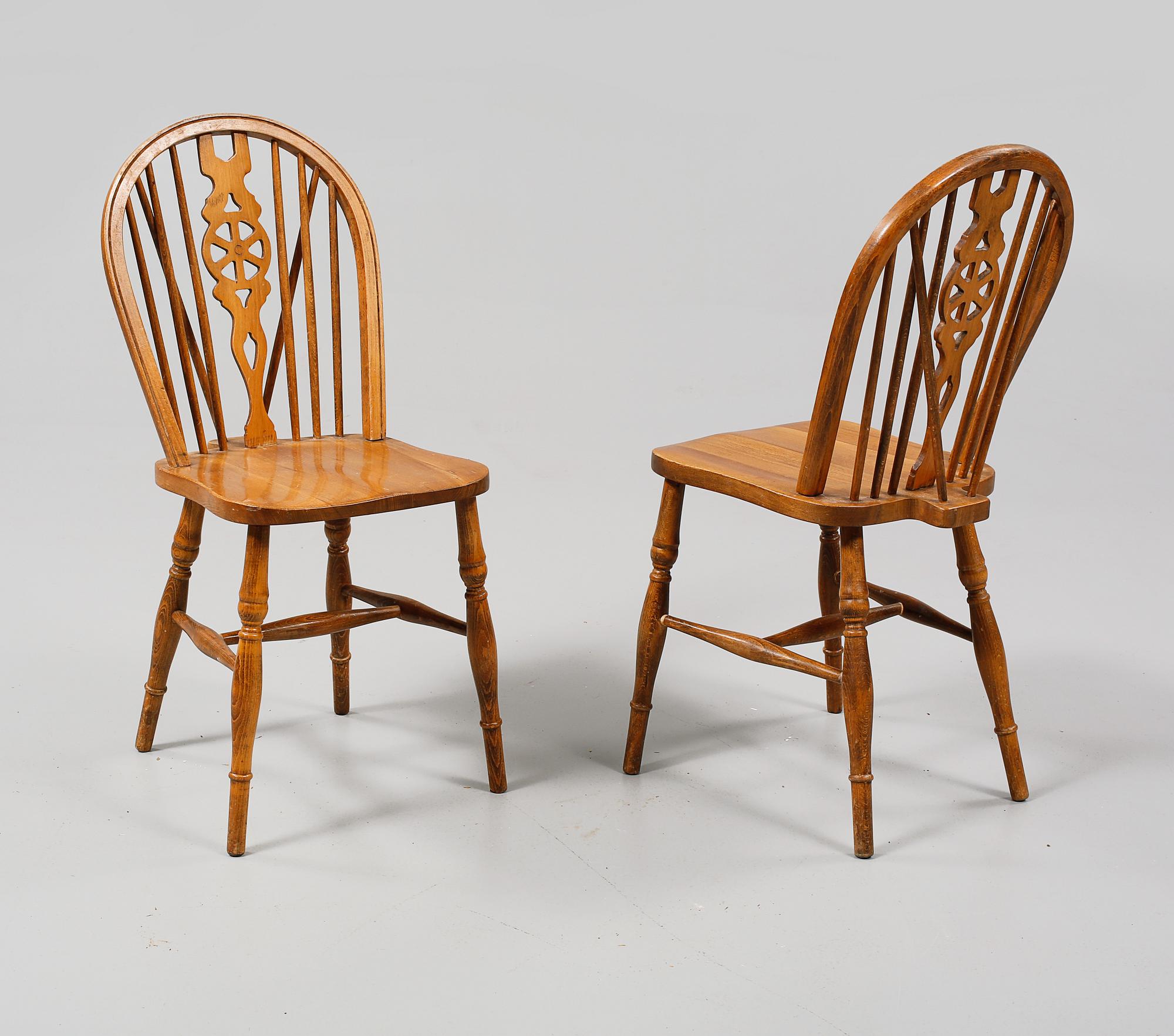 STOLAR, 4 st, Windsormodell, omkring 1900-talets mitt.