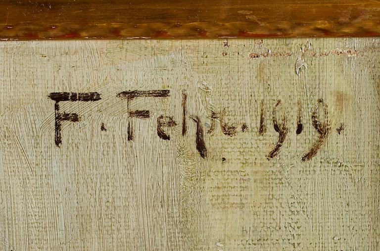 FRIEDRICH FEHR, olja på duk, signerad och daterad 1919.
