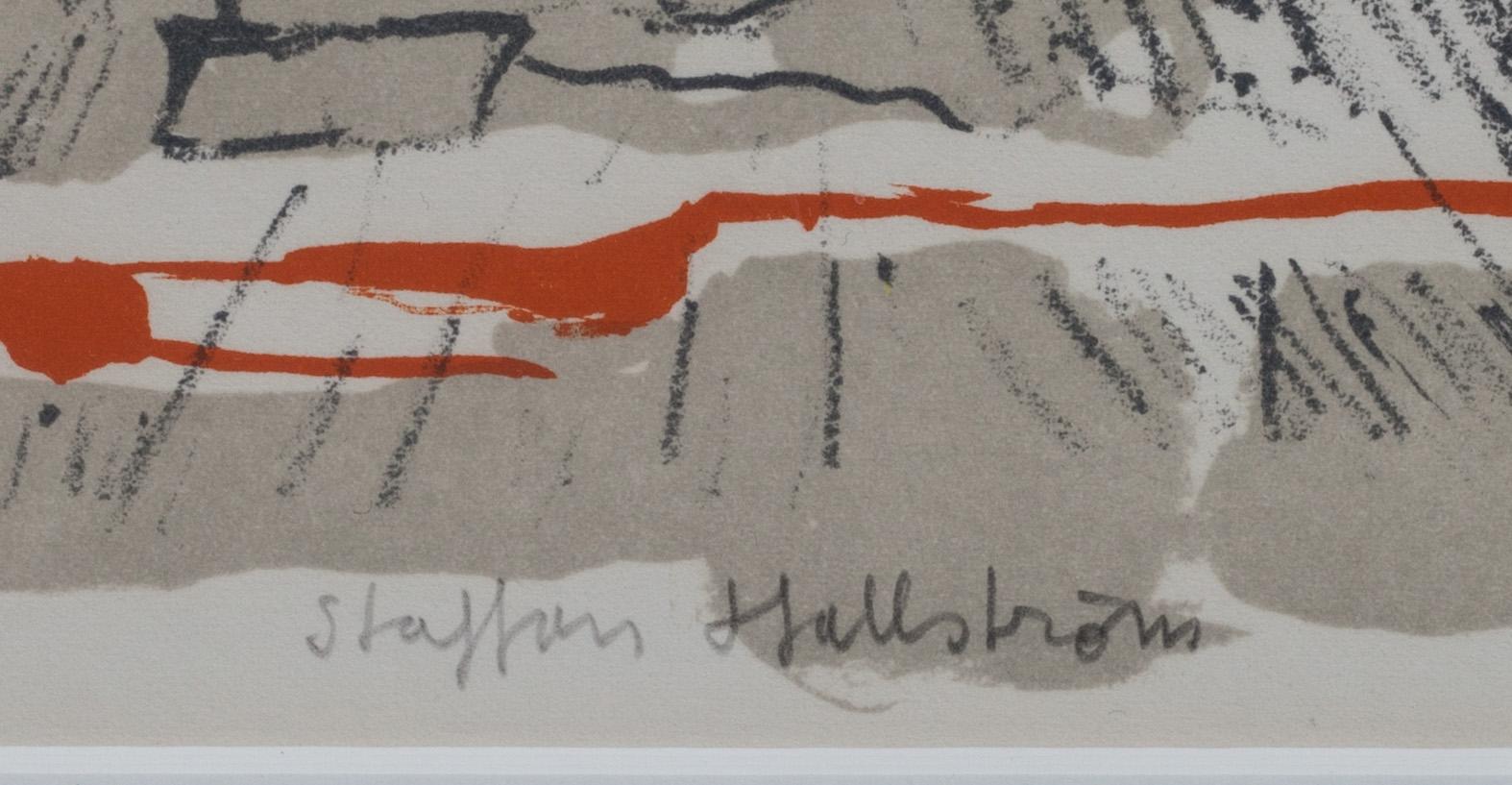 STAFFAN HALLSTRÖM, Färglitografi, signerad och numrerad 87/125.