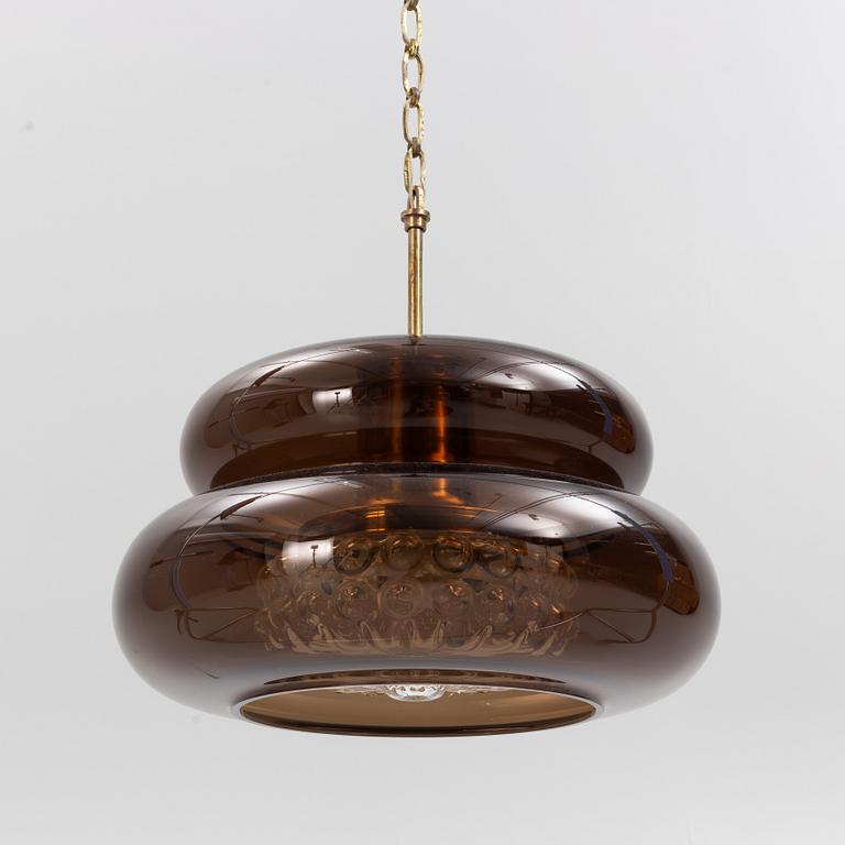 Carl Fagerlund, A "Bubblan" ceiling lamp, Orrefors.