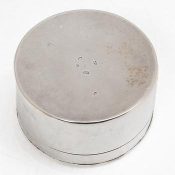 A Swedish silver box, Malmö 1855.