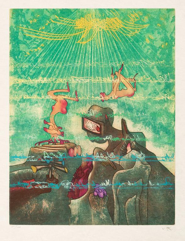 Roberto Matta, "Hom'mere (L'eautre)".