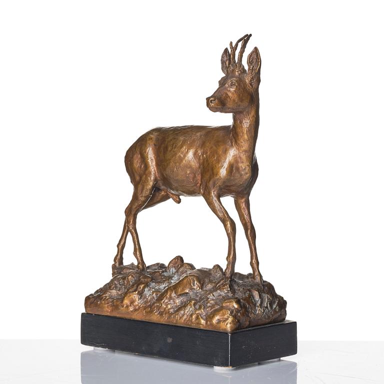 Märta Améen, skulptur, hjort.