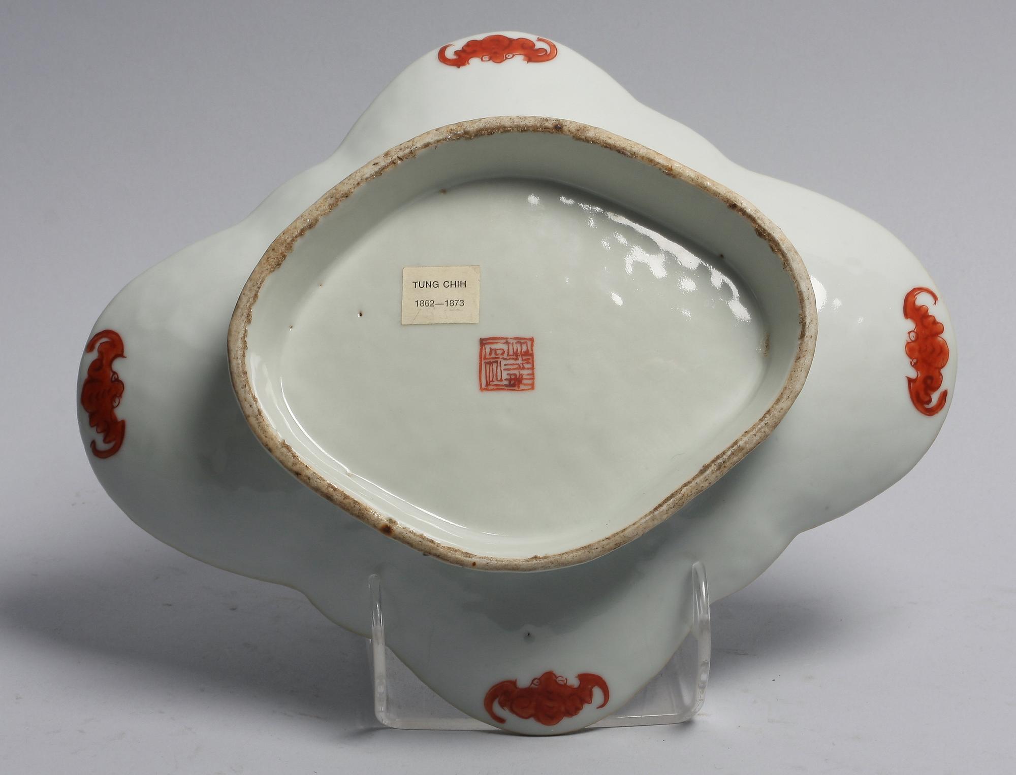 ALTARFAT, porslin, Tung Chih, Kina, 1862-1873.