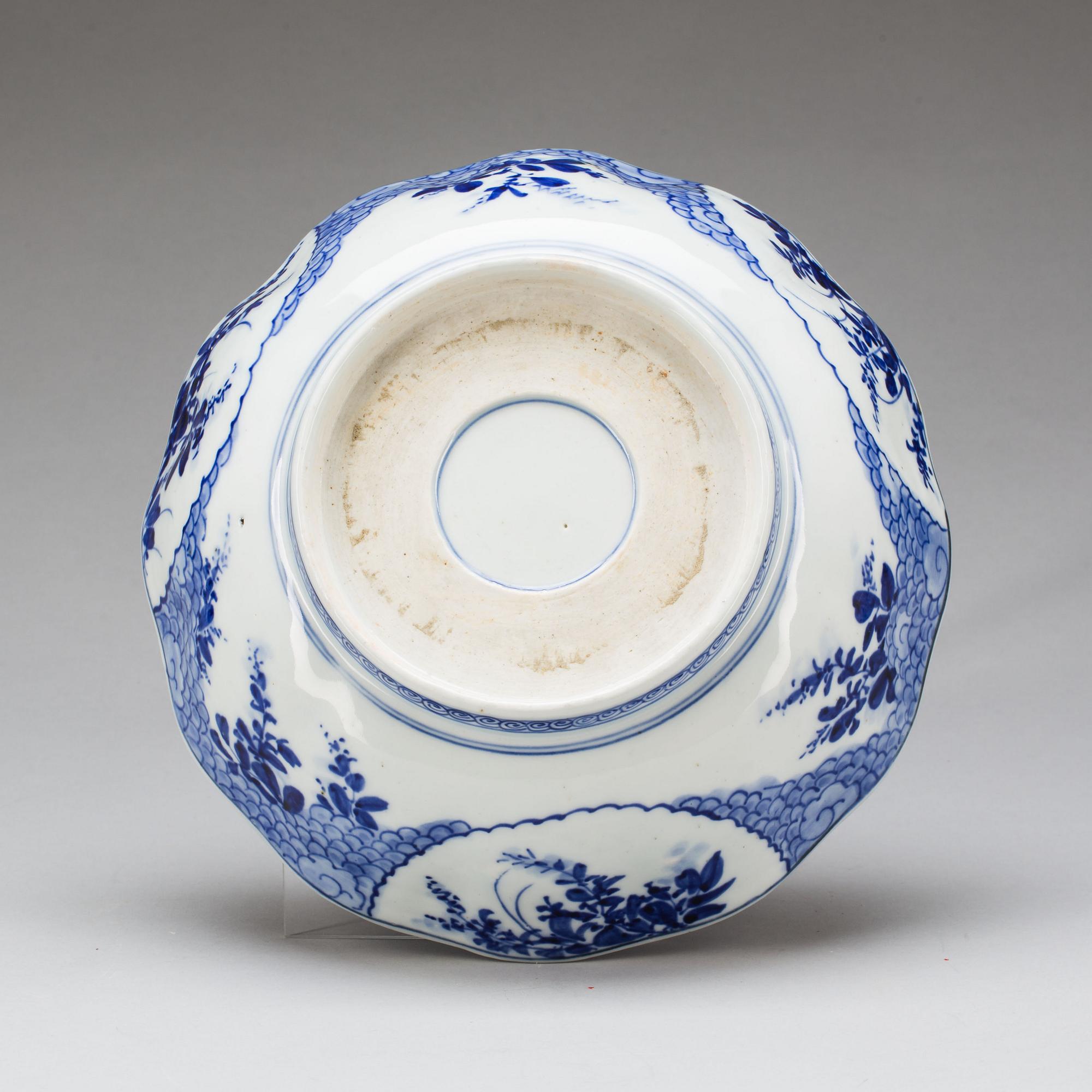 SKÅL, porslin. Japan, 1800-talets slut.