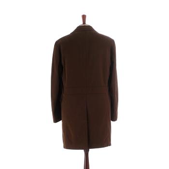 LUND & LUND, a brown cotton jacket, size 50.