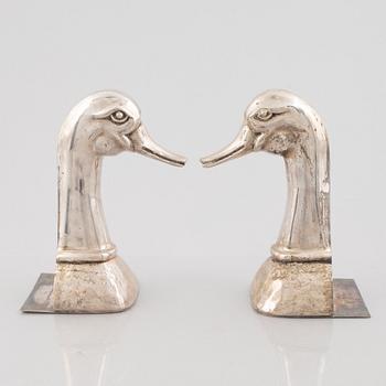 A pair of bookends, second half of the 20th Century.
