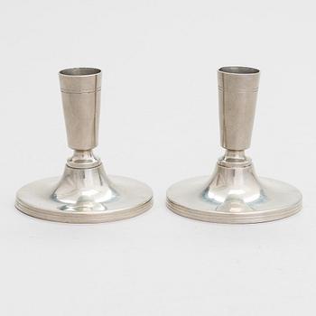 Paavo Tynell,  a pair of candlesticks, Taito/Idman 1938.