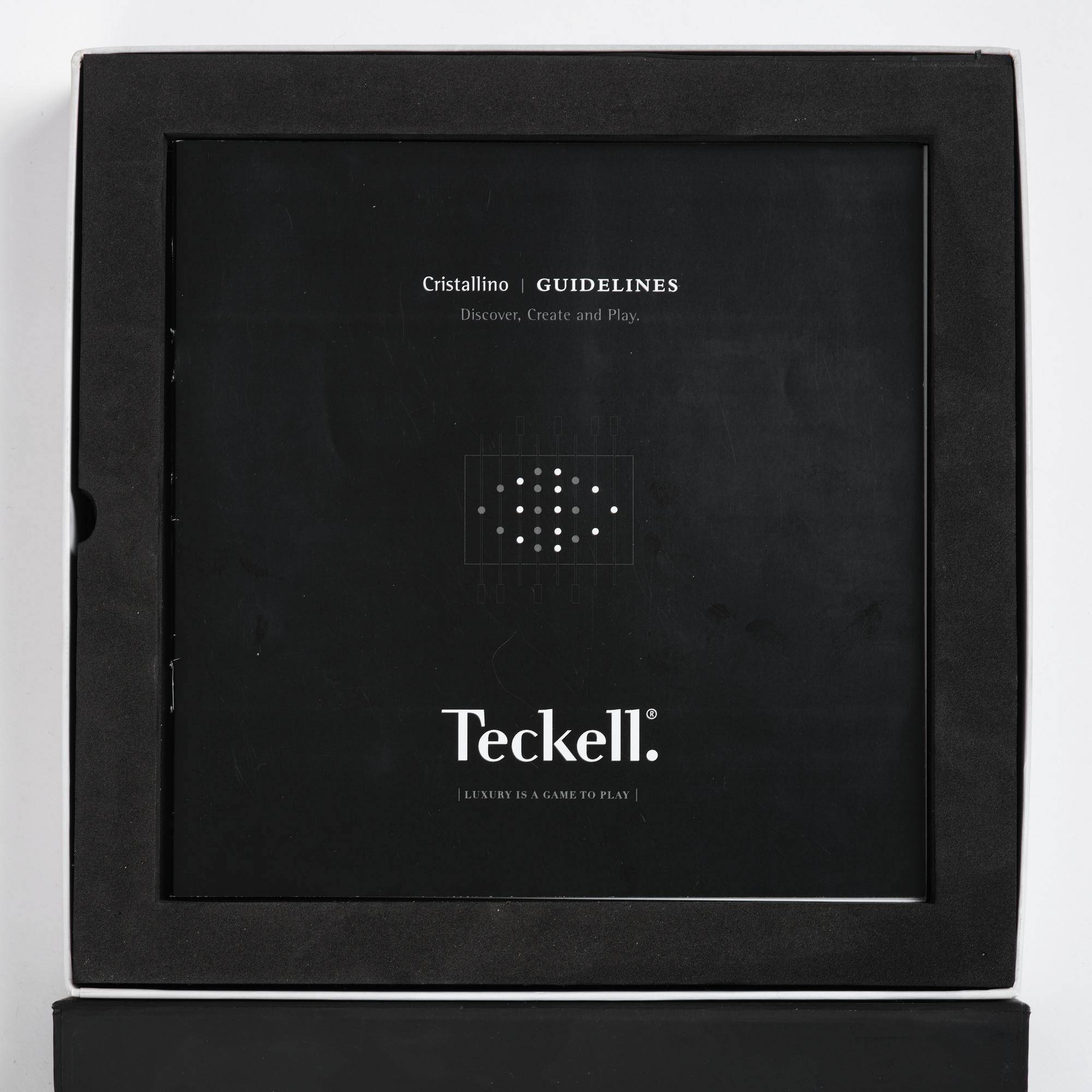 Adriano Design, foosball table, "Cristallino Classic", Teckell, Italy.