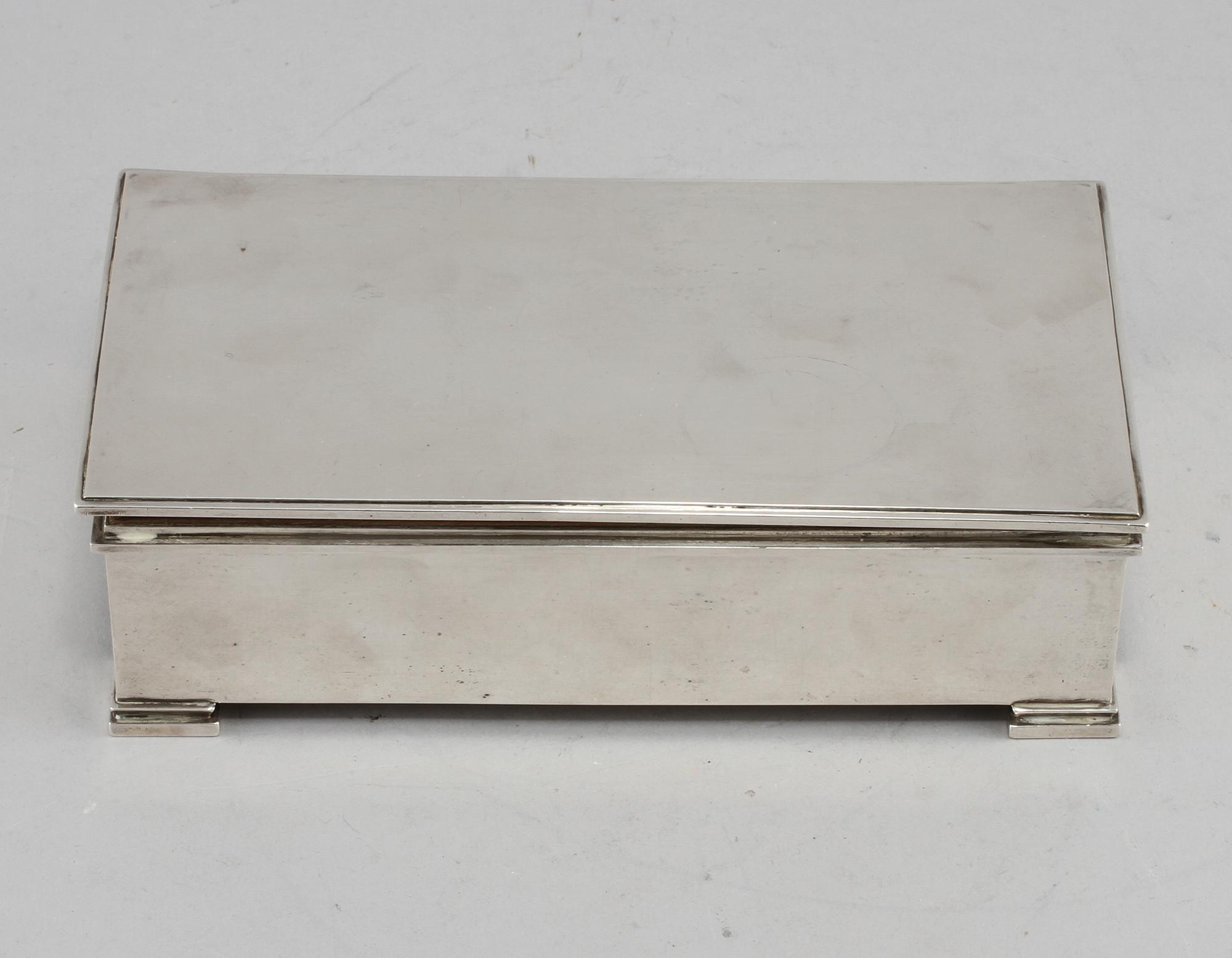 CIGARETTASK, silver, Borgila, 1943.