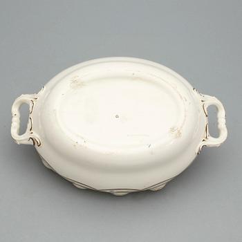 GLASSKÖLJARE, porslin, troligen Wedgewood, England, 1800-tal.