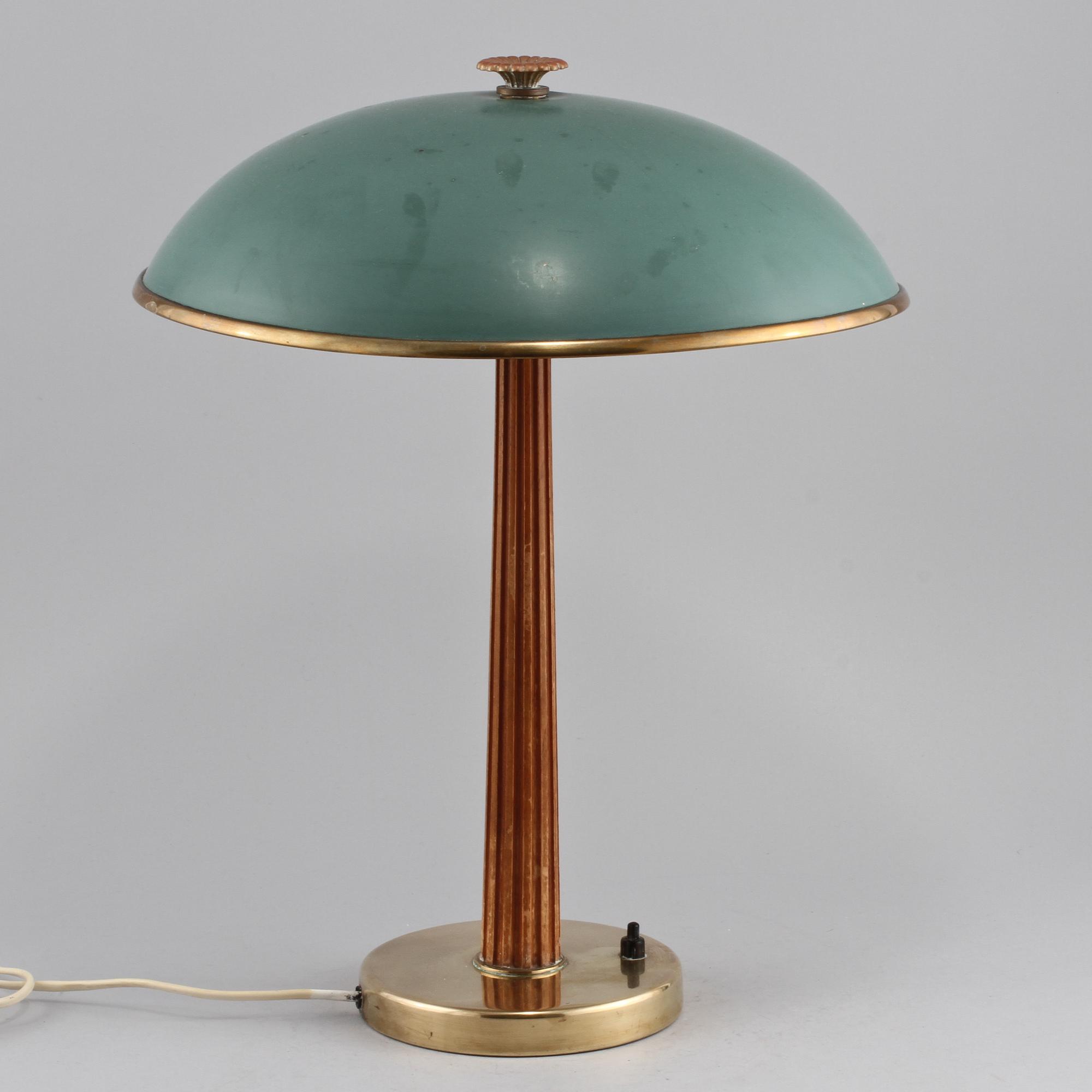 BORDSLAMPA, 1940/1950-tal.
