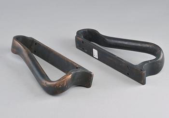 Alvar Aalto, A SET OF TWO DOOR HANDLES.