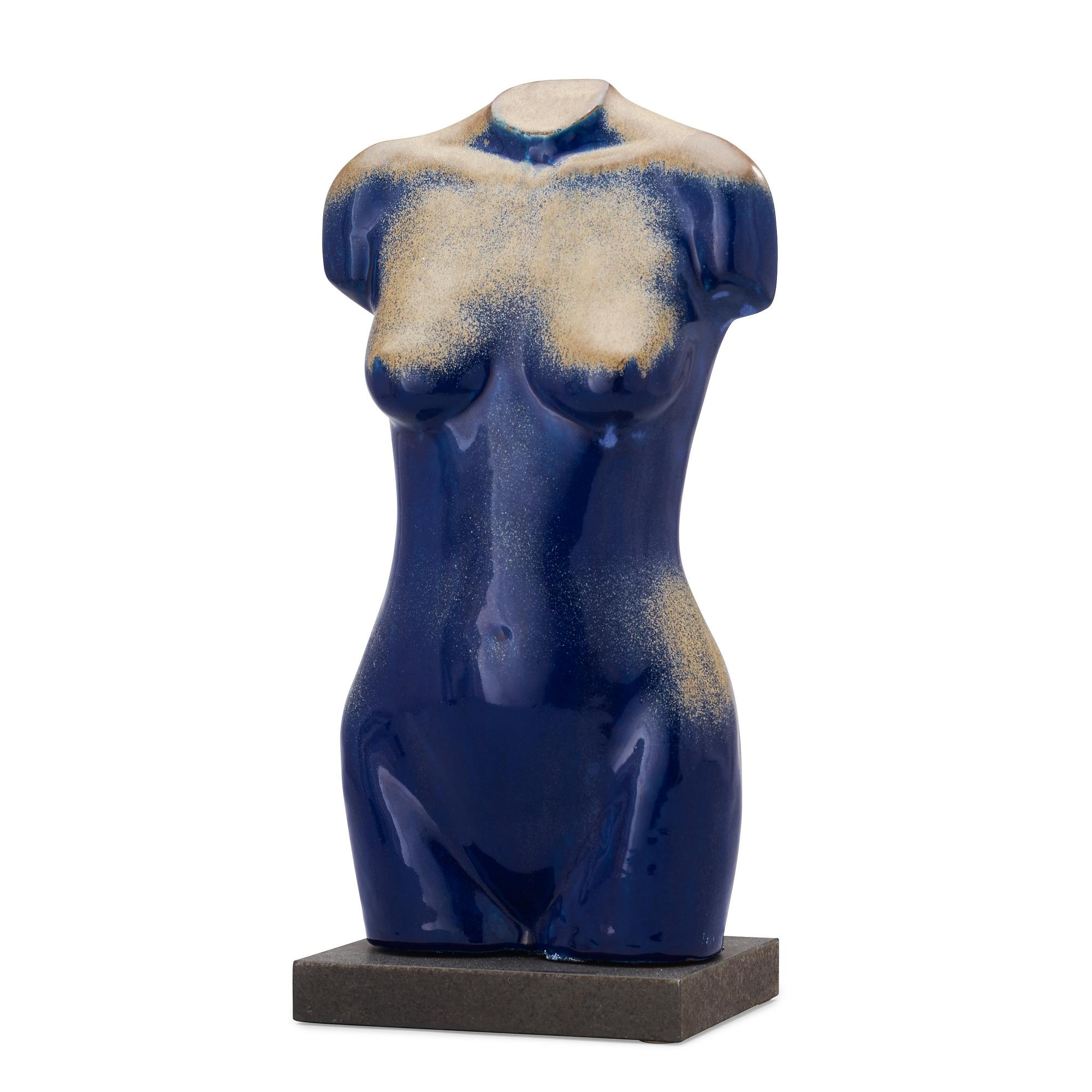 An Ulla & Gustav Kraitz stoneware torso, Fogdarp, Förslövsholm.