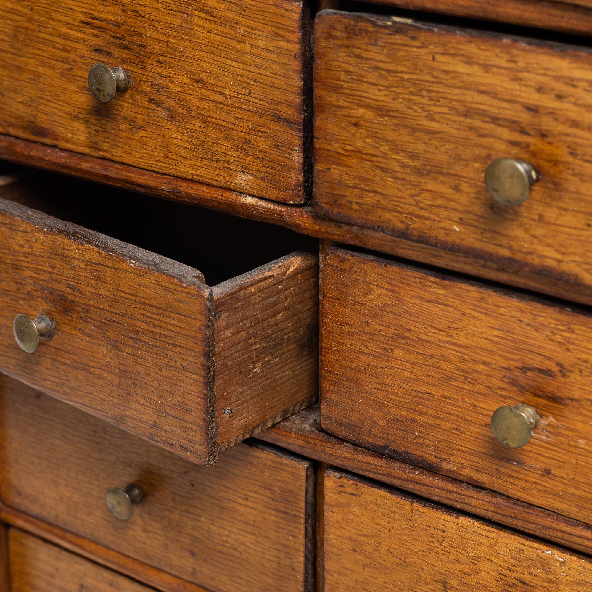 Miniature chest of drawers, early 20th century.