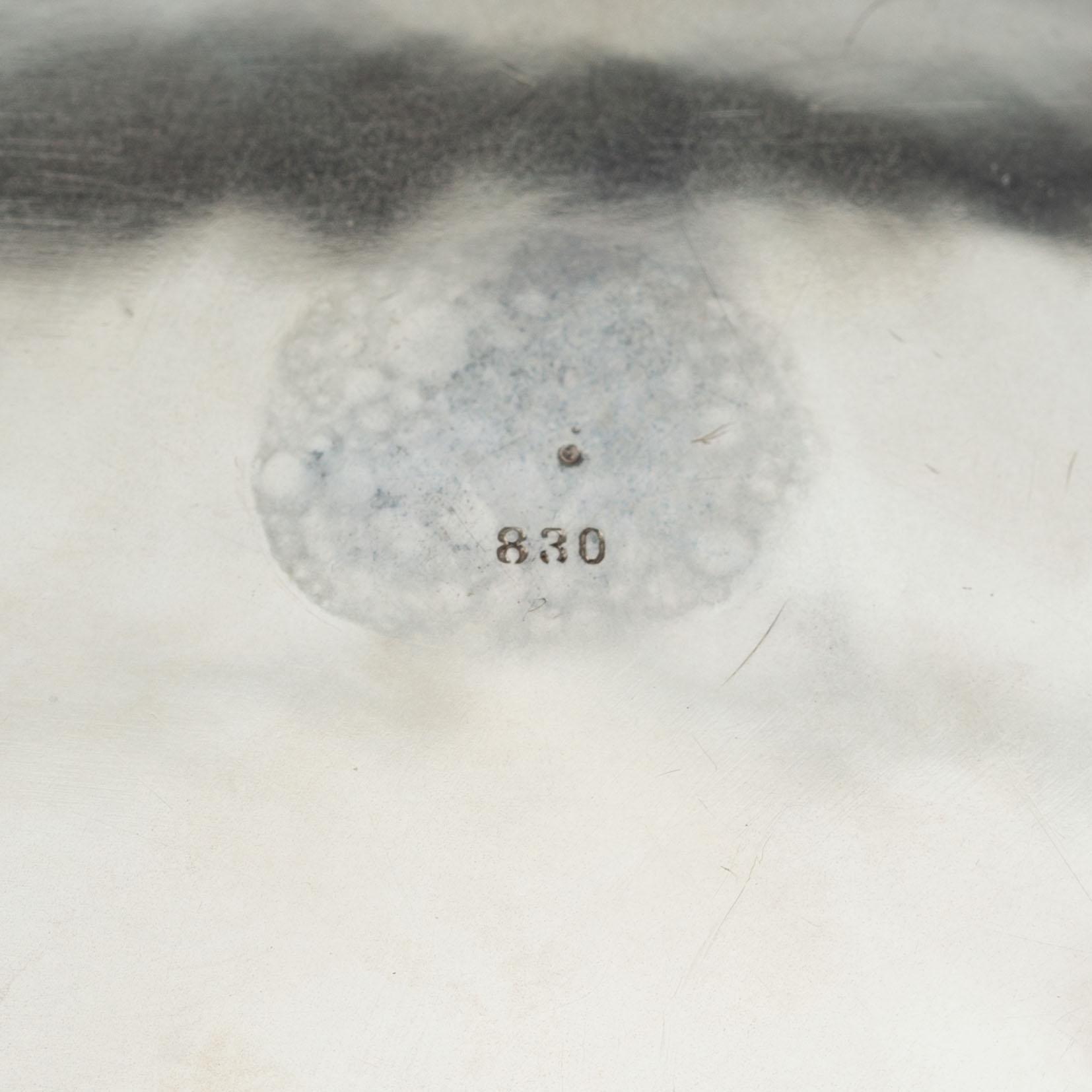 A Swedish Art Nouveau silver bowl, mark of Gustaf Möllenborg, Stockholm 1901.