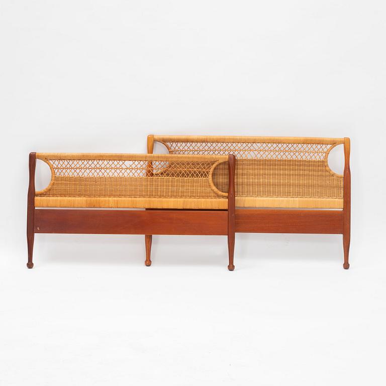 Josef Frank, a pair of headboards, model 960, Firma Svenskt Tenn, Sweden.