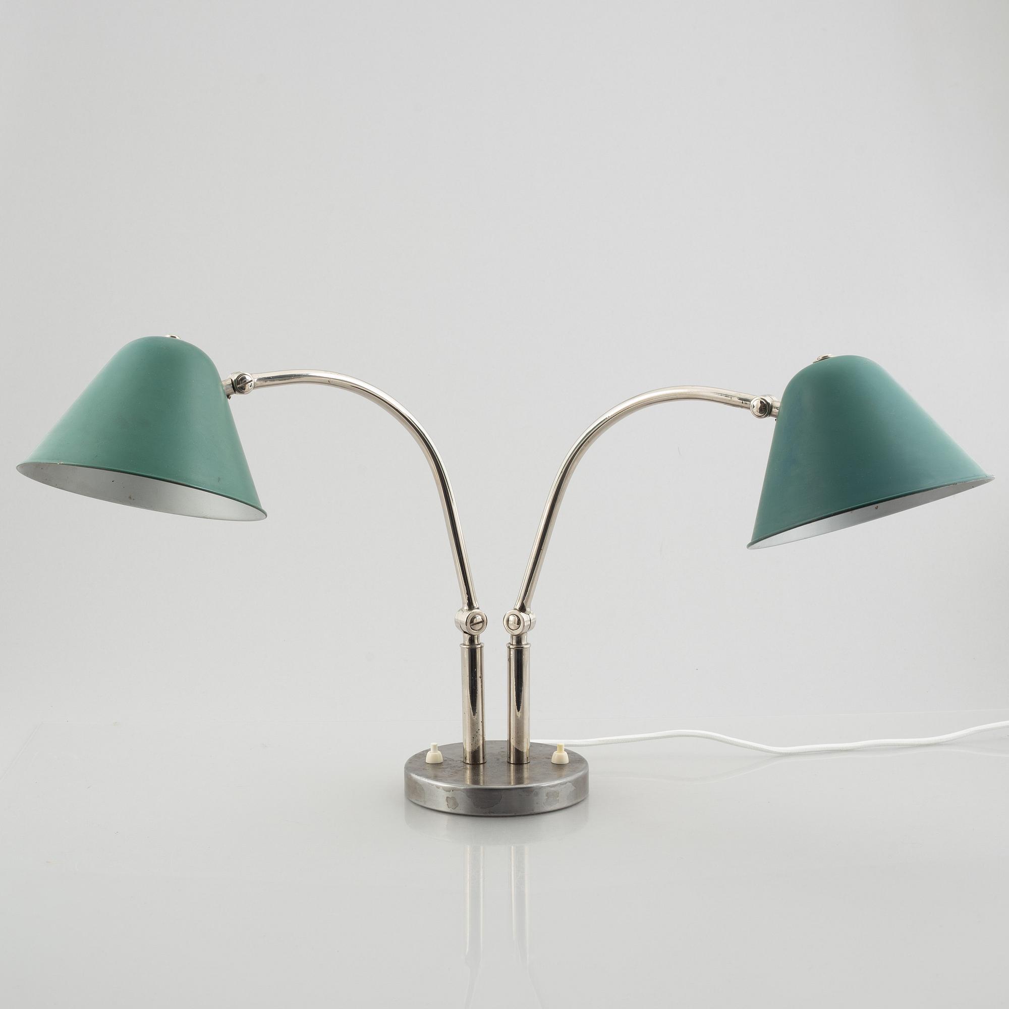 Boréns, bordslampa, modell "546", Borås, 1930-40-tal.
