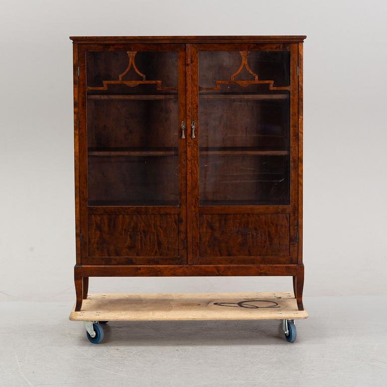A stained birch cabinet, 1920's.