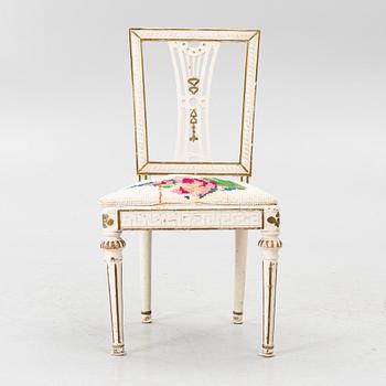A provincial Gustavian chair, 18th century.