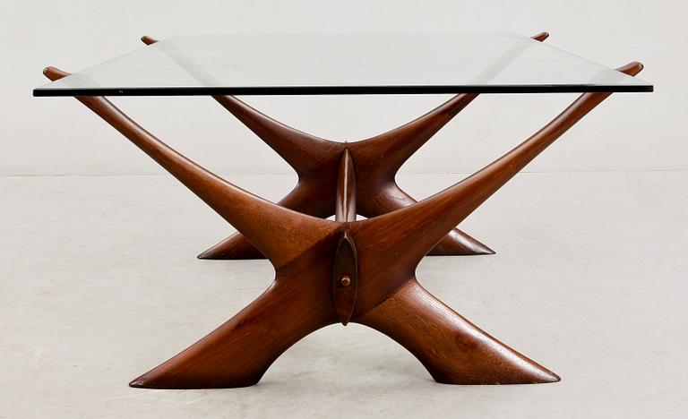 SOFFBORD, Fredrik Schriever-Abeln, Örebro glasfabrik, 1960-tal.
