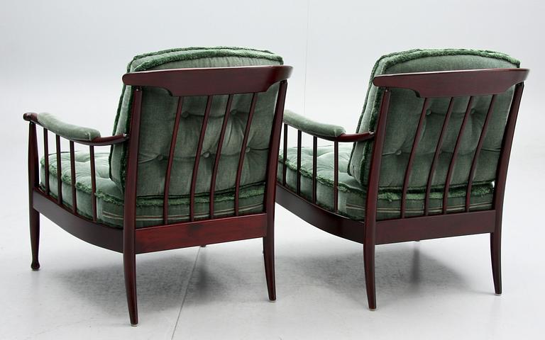 FÅTÖLJER, ett par, "Skrindan", Kerstin Holmquist, OPE-möbler.