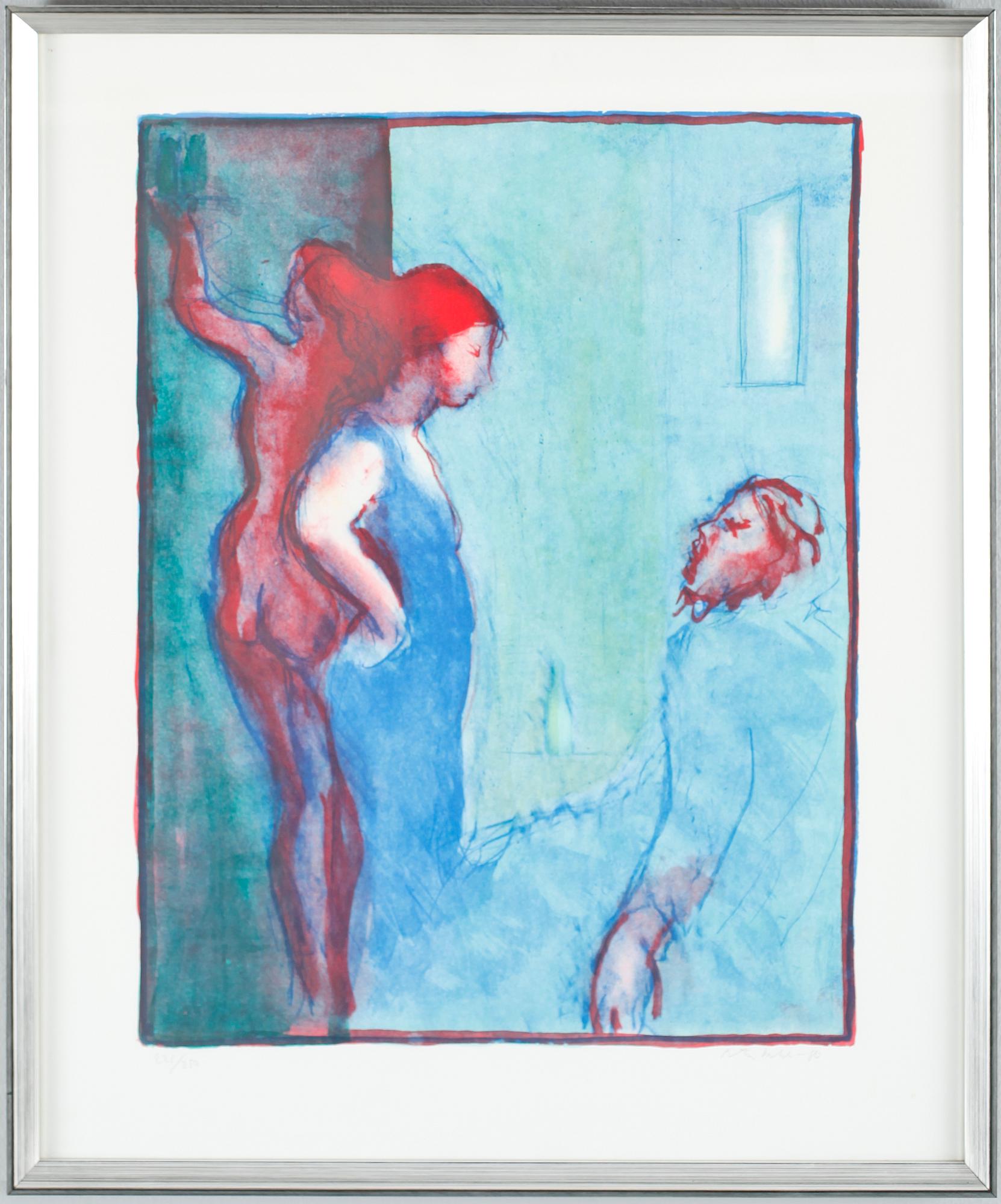 PETER DAHL, färglitografi, signerad, numrerad 221/250, daterad -08.