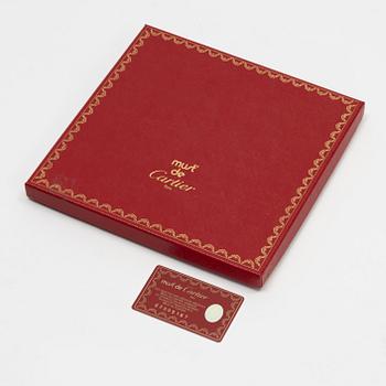 Cartier, a twill silk scarf.