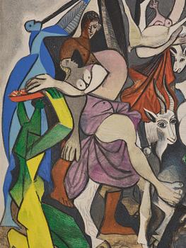 Pablo Picasso, after, "La Bacchanale", from: "Dans l'Atelier de Picasso".