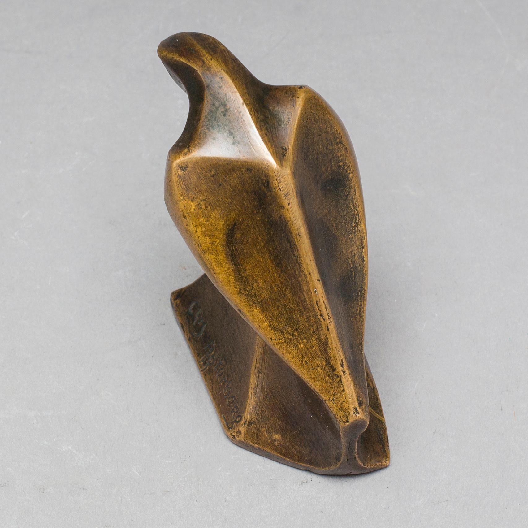 CRIS AGTERBERG, SCULPTURE, BRONZE, SIGNED,