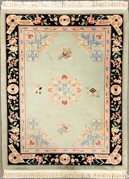 A Chinese carpet ca 230x 166 cm.