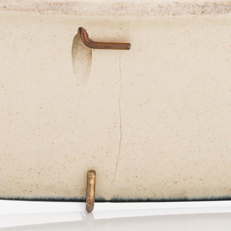 Birger Kaipiainen, dekorationsfat, keramik, signerat Kaipiainen Arabia.