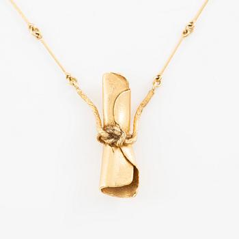 Magnus G:son Liedholm, necklace, 18K gold.