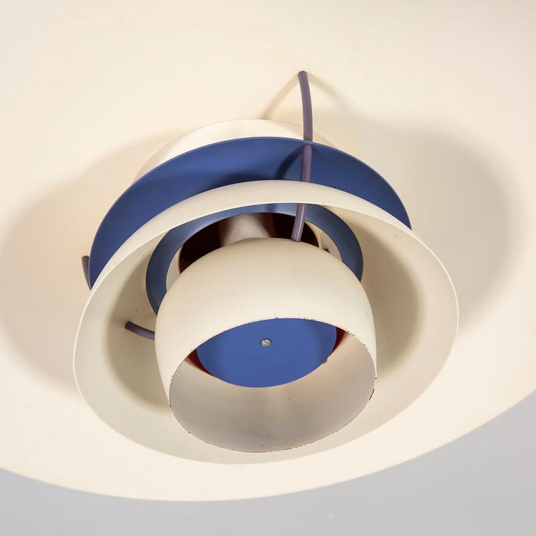 A Poul Henningsen PH 5 ceiling pendant for Louis Poulsen Denmark later part of the 20th century.