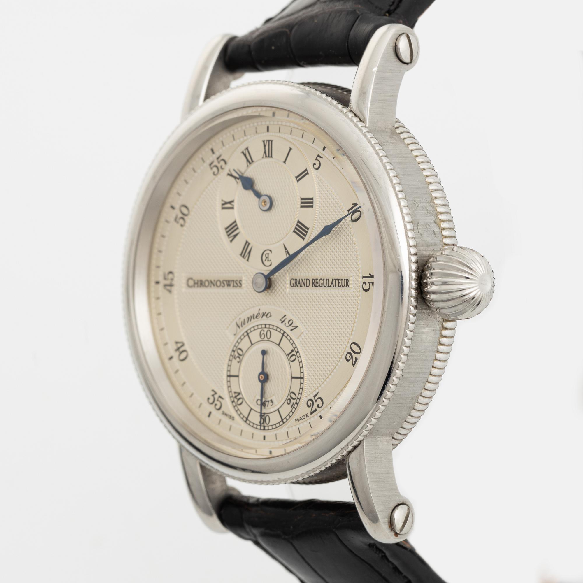 Chronoswiss, Grand Regulator, wristwatch, 44 mm.