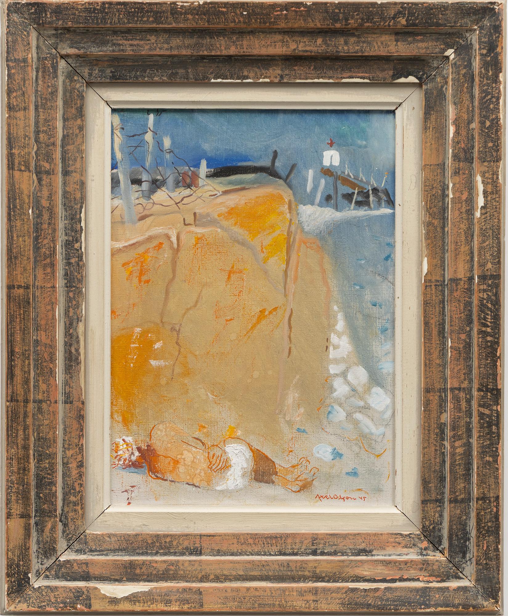 Axel Olson, Translation: "On the beach".