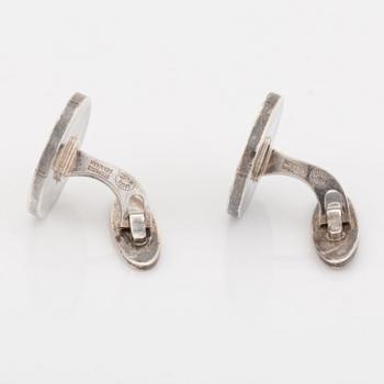 Georg Jensen, silver cufflinks.