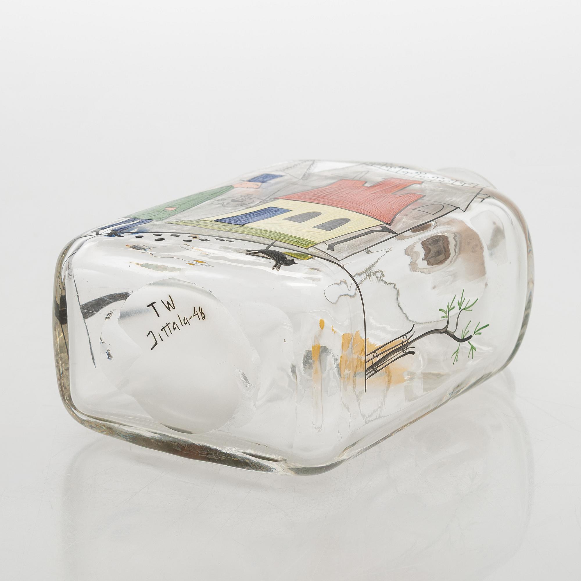 Tapio Wirkkala, A liquor bottle with ten shot glasses, Iittala 1948.