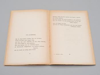 EDITH SÖDERGRAN, "Dikter" (Runoja), ensipainos, Holger Schildts förlag, Porvoo 1916.