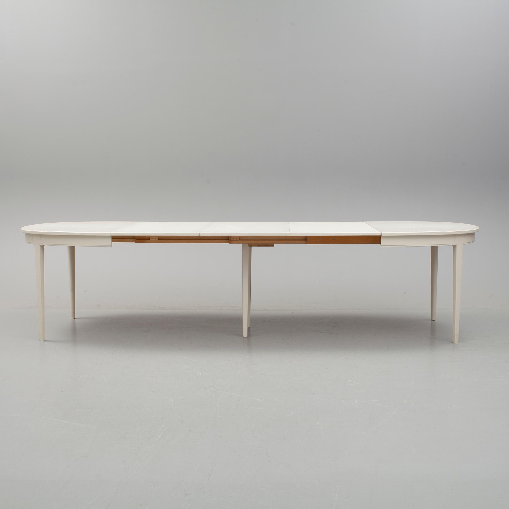 MATBORD, + 3 iläggsskivor, "Herrgården", Carl Malmsten, Bodafors.