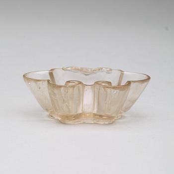 A rock chrystal brush washer, Qing dynasty, 19th Century.