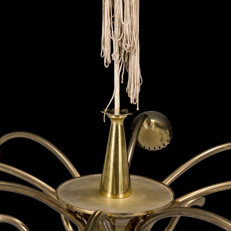 TAKLAMPA, 1900-talets första hälft. Höjd ca 75 cm.