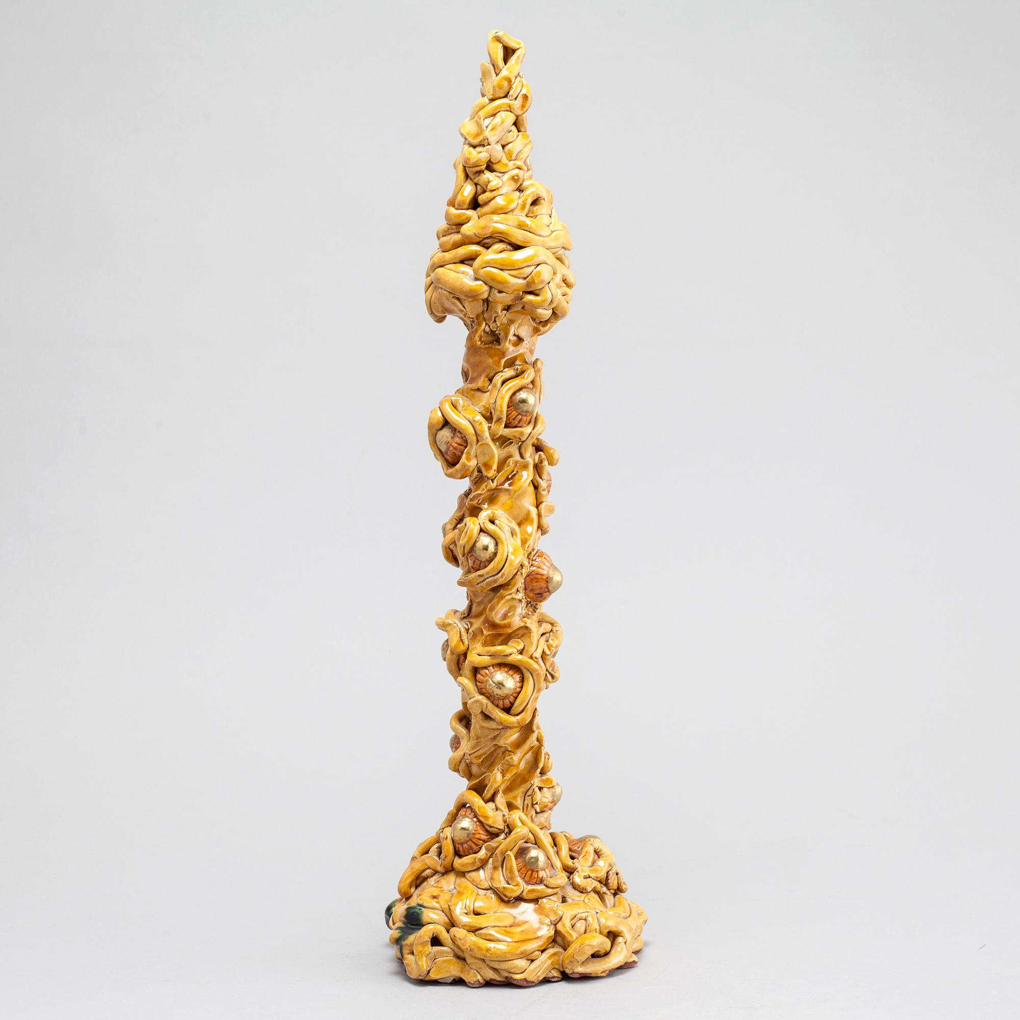 TINA REUTERBERG, skulptur, keramik, signerad.