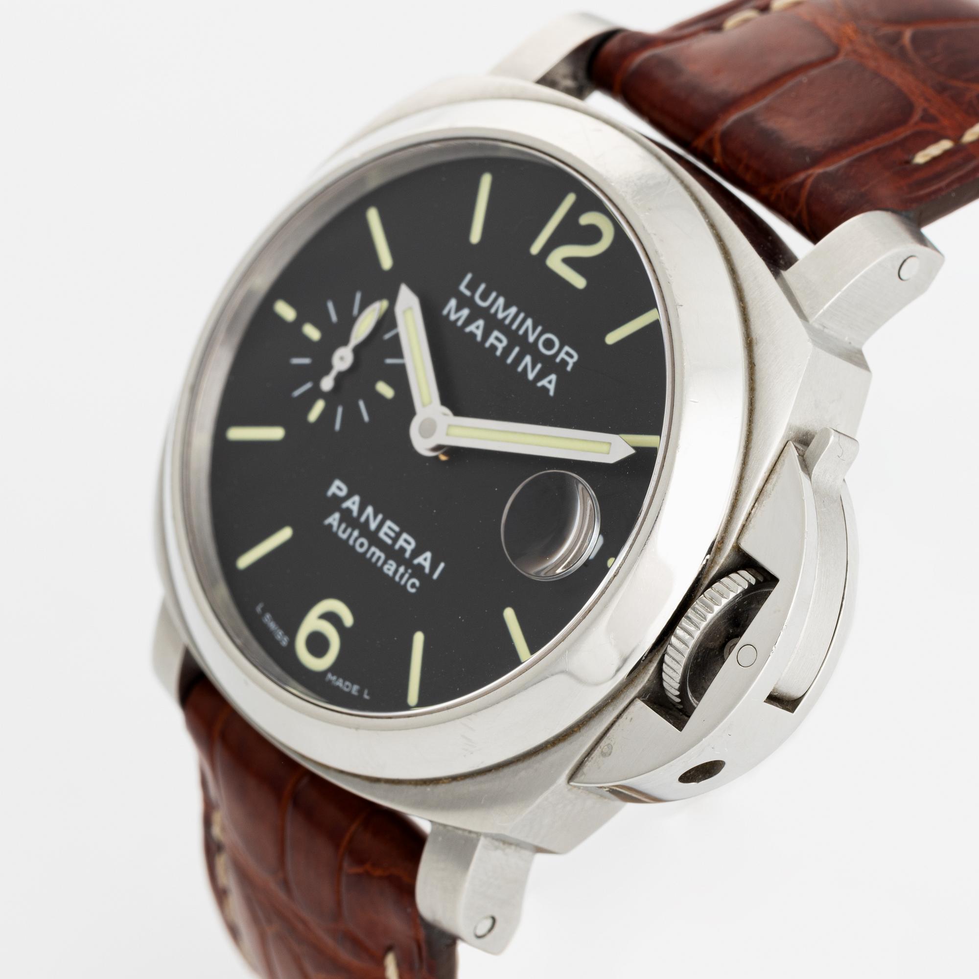 Panerai, Luminor Marina, wristwatch, 40 mm.