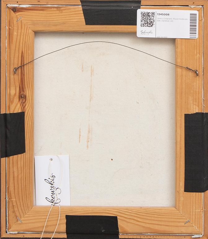 James Coignard, Mixed media on canvas, signed.