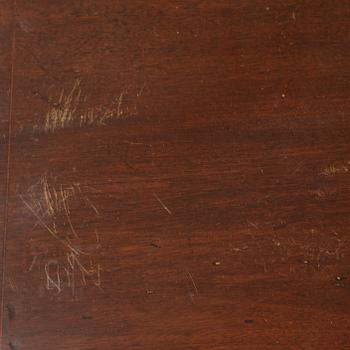 A mid 19th Century mahogany card table.