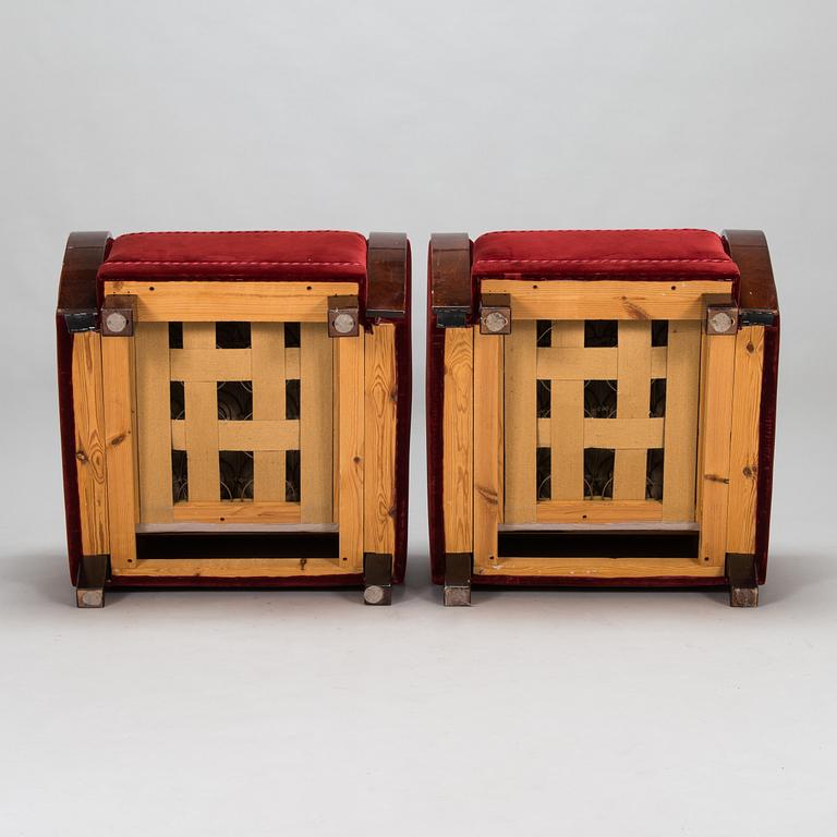 Soffmöblemang, 3 delar, jubileumsmodell "Pormestari" (Borgmästren) för Asko 1993.