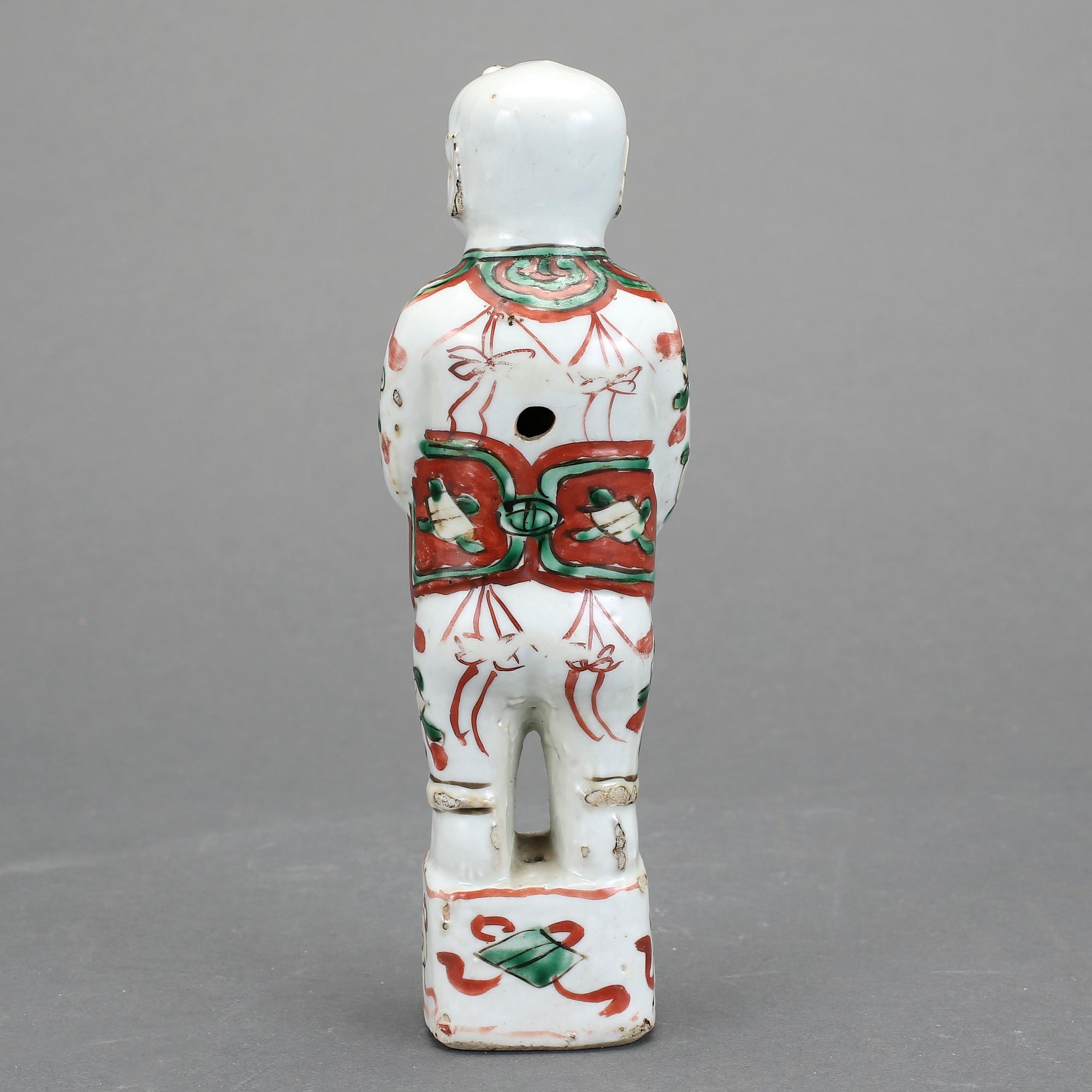 FIGURIN, porslin, Kina 1700-tal.