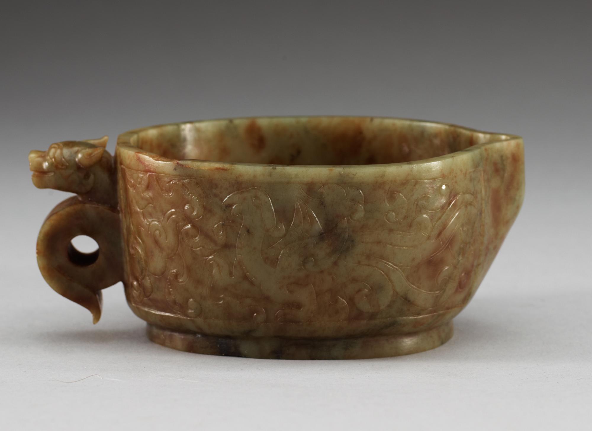 KANNA, nefrit. Qing dynastin.