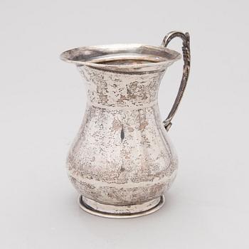 A silver pitcher from Egypt, latter half of the 20th century.